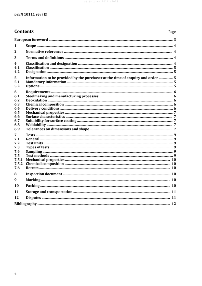prEN 10111 prEN 10111:2026 - Page 4 preview