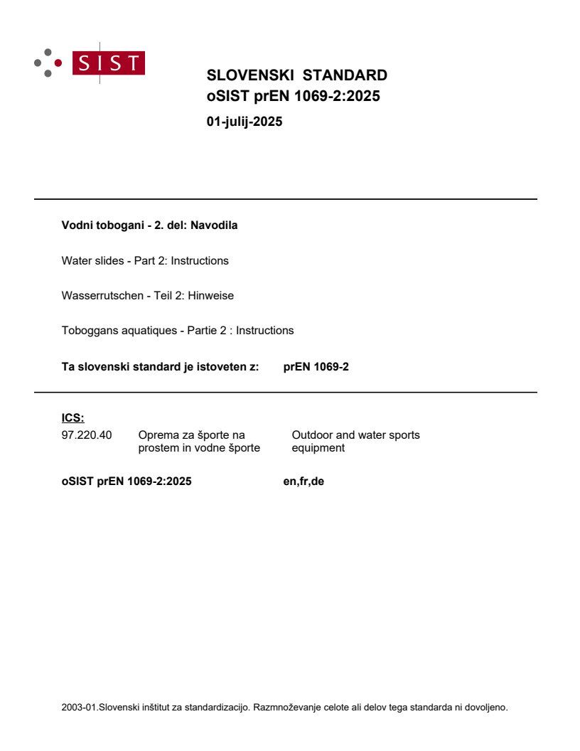 prEN 1069-2:2025 - BARVE