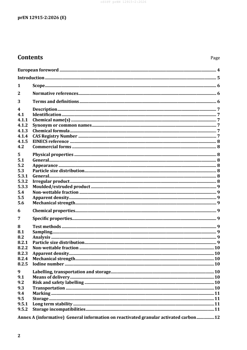 prEN 12915-2 prEN 12915-2:2026 - Page 4 preview