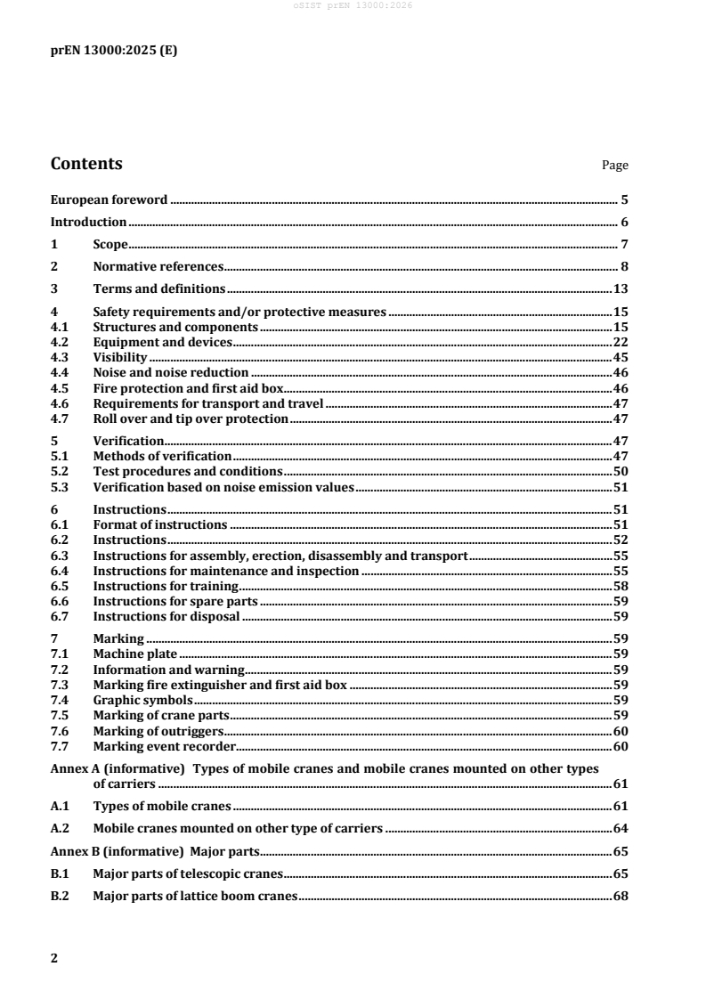 prEN 13000 prEN 13000:2026 - Page 4 preview