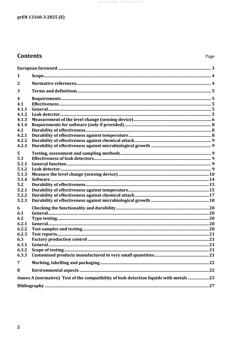 oSIST prEN 13160-3:2025 oSIST prEN 13160-3:2025 - Page 4 preview