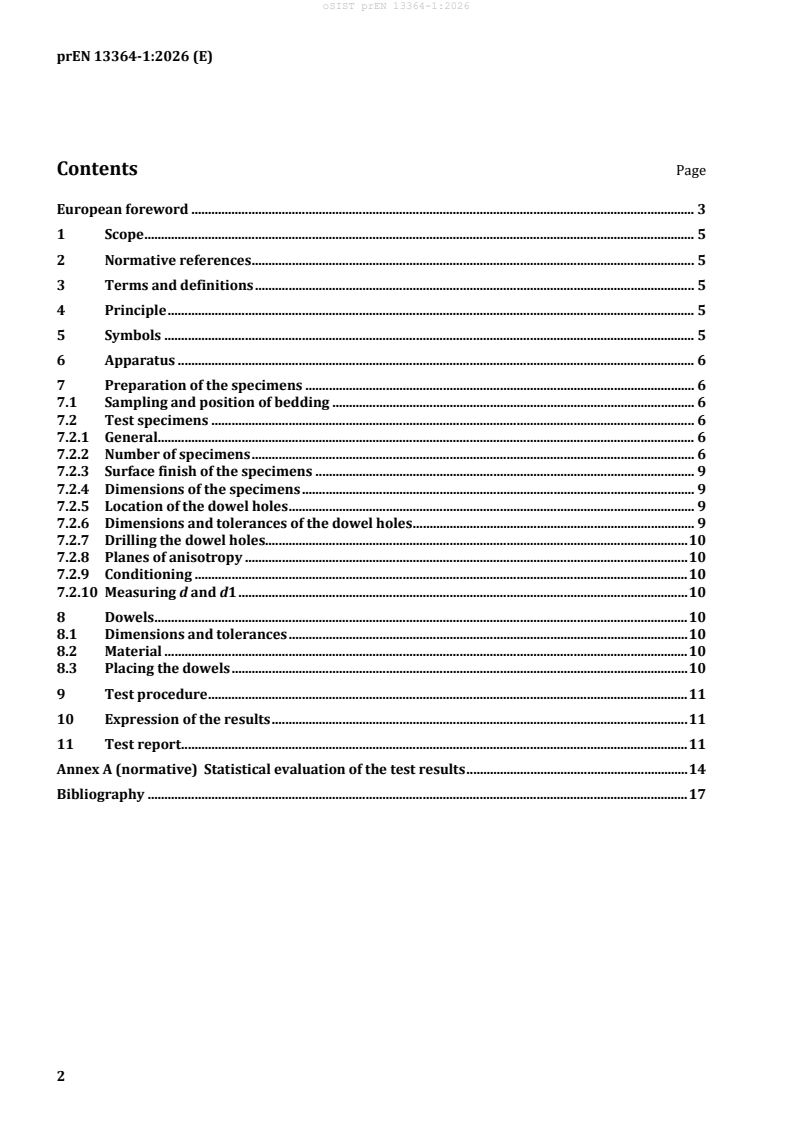 prEN 13364-1 prEN 13364-1:2026 - Page 4 preview