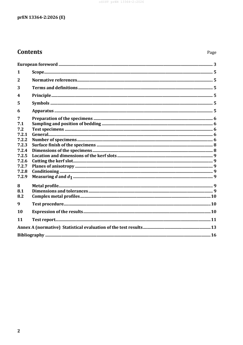prEN 13364-2 prEN 13364-2:2026 - Page 4 preview