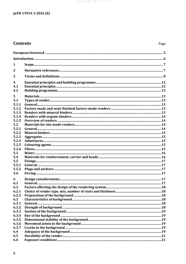 prEN 13914-1 prEN 13914-1:2026 - Page 4 preview