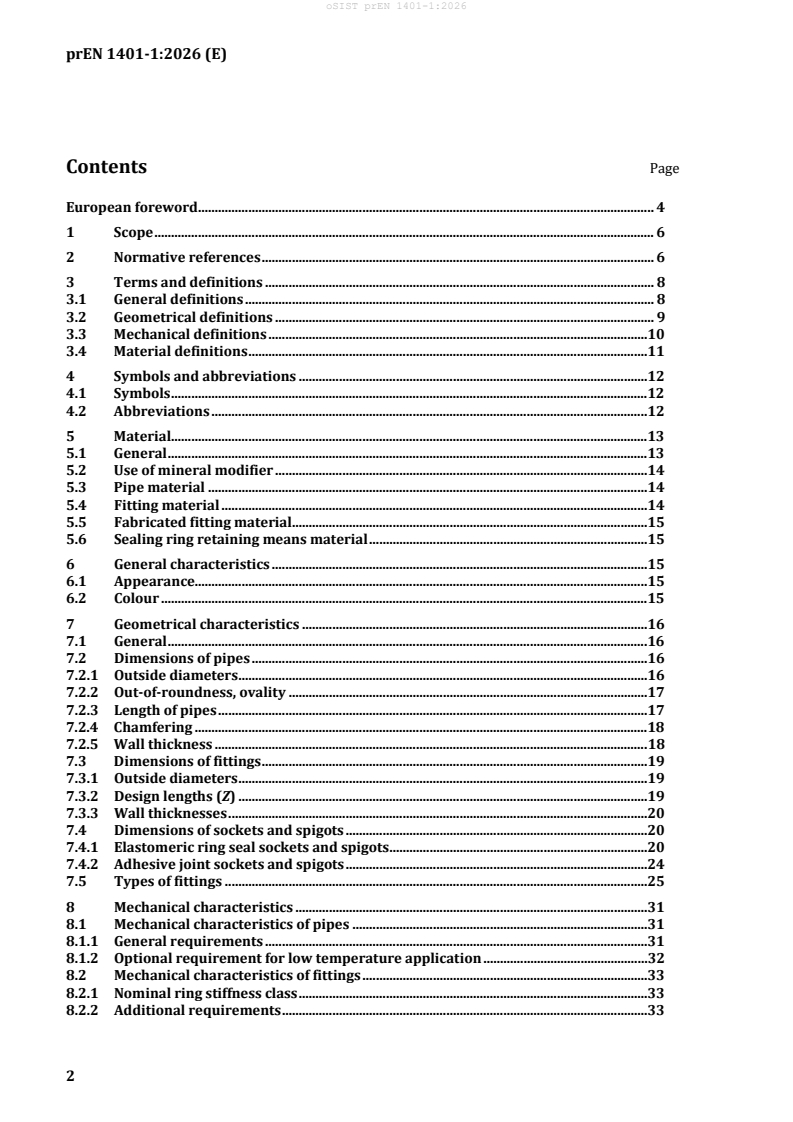 oSIST prEN 1401-1:2026 oSIST prEN 1401-1:2026 - Page 4 preview
