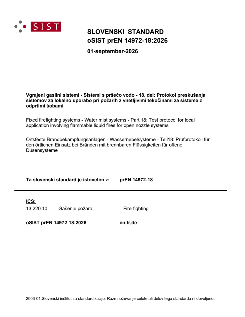 prEN 14972-18 prEN 14972-18:2026 - Page 1 preview