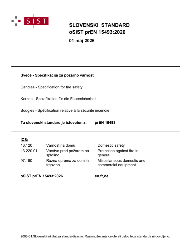 prEN 15493 prEN 15493:2026 - Page 1 preview