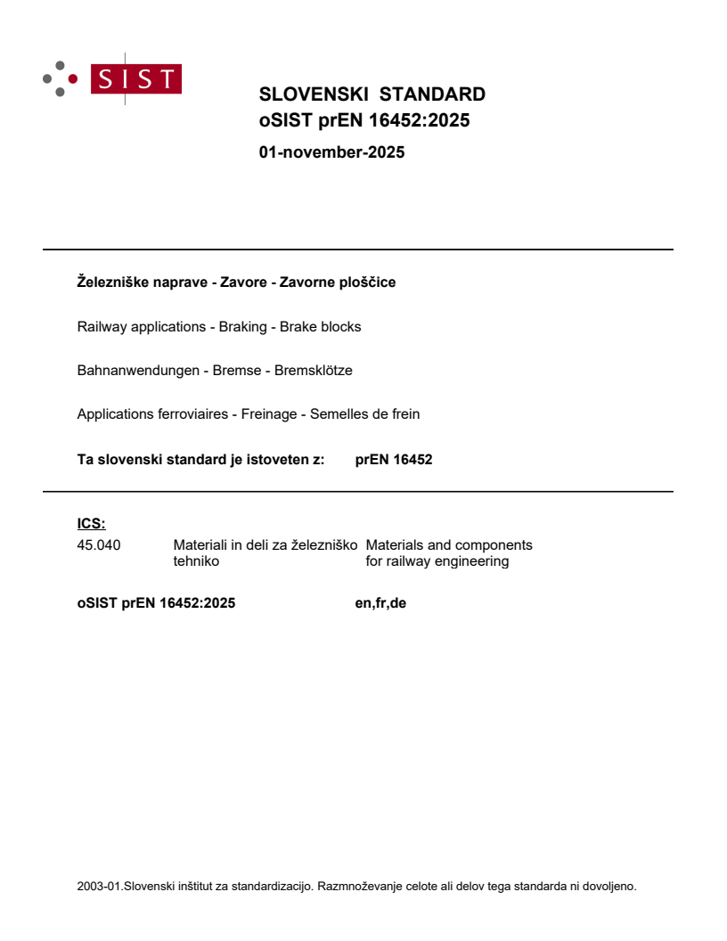 prEN 16452:2025 - BARVE