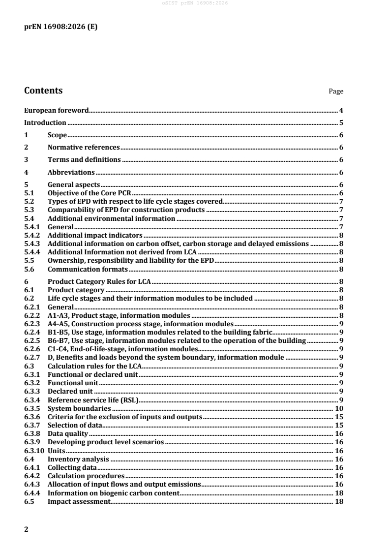 oSIST prEN 16908:2026 oSIST prEN 16908:2026 - Page 4 preview