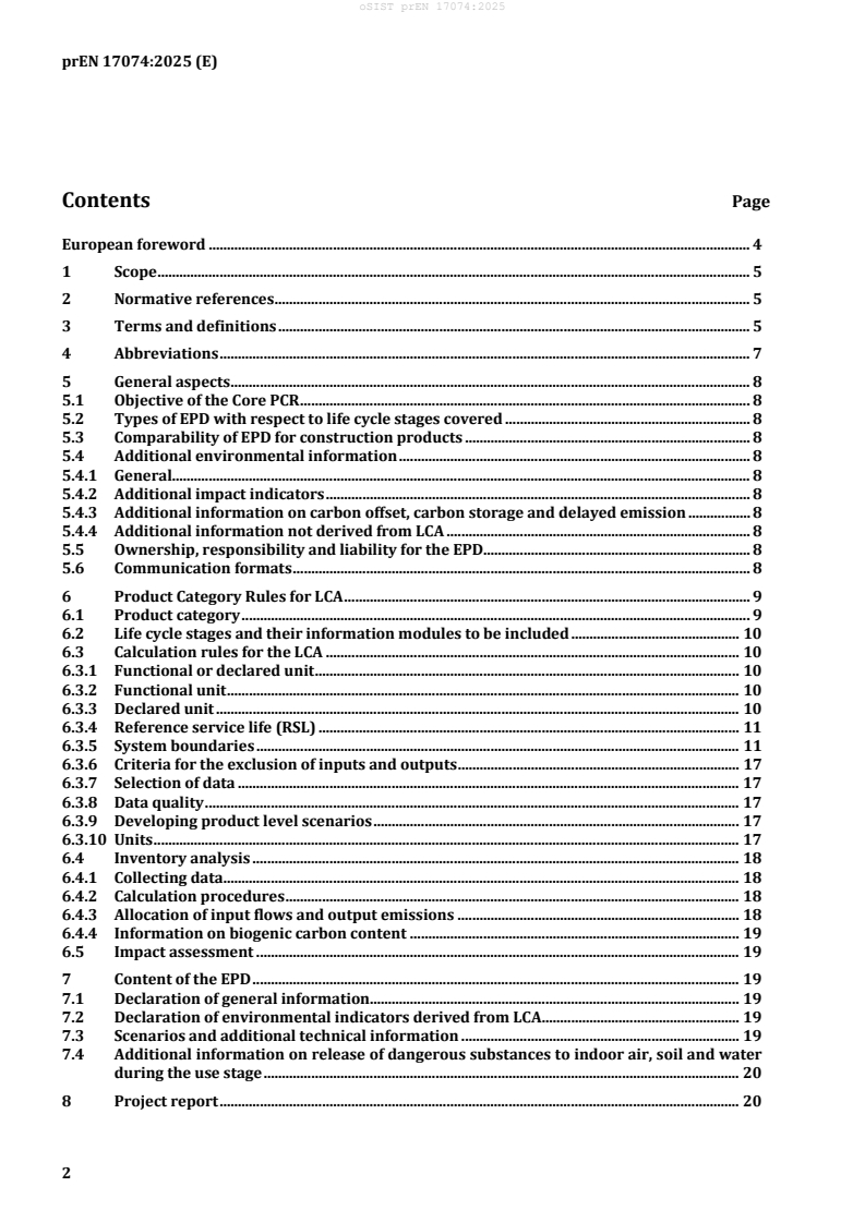 prEN 17074 prEN 17074:2025 - Page 4 preview