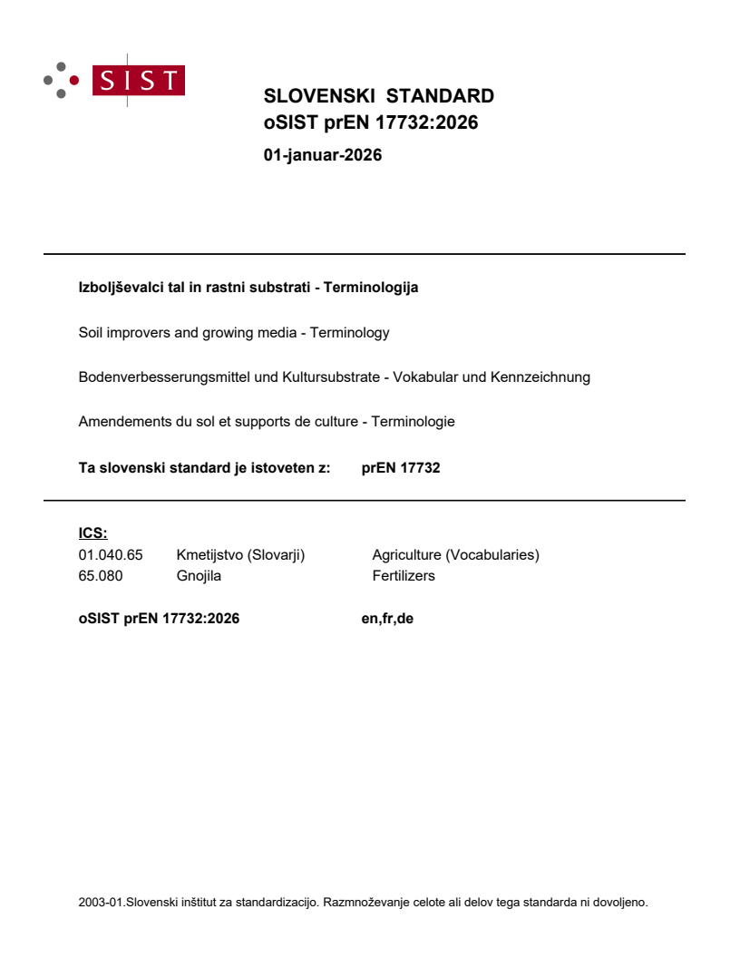 prEN 17732 prEN 17732:2026