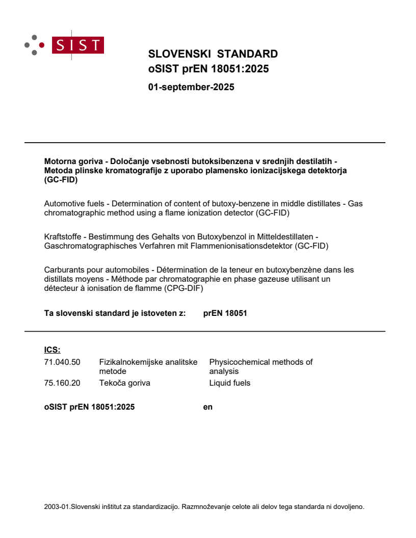 prEN 18051:2025 - BARVE