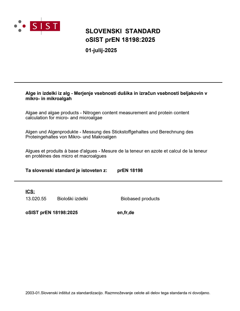 prEN 18198:2025