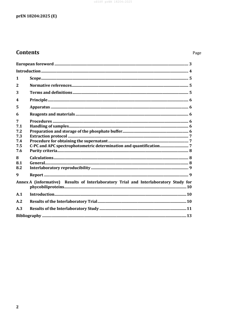 oSIST prEN 18204:2025 oSIST prEN 18204:2025 - BARVE - Page 4 preview