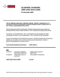 oSIST prEN 18213-2:2025 - BARVE - Page 1 preview