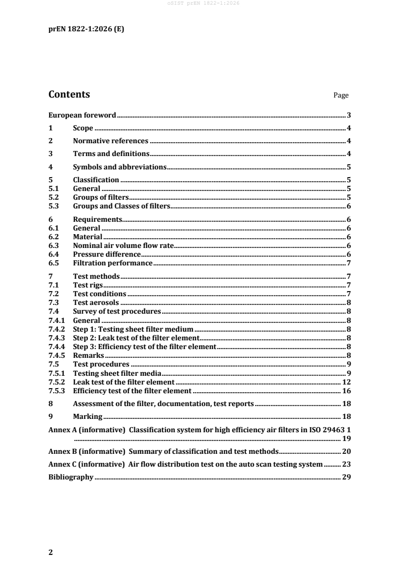 prEN 1822-1 prEN 1822-1:2026 - BARVE - Page 4 preview