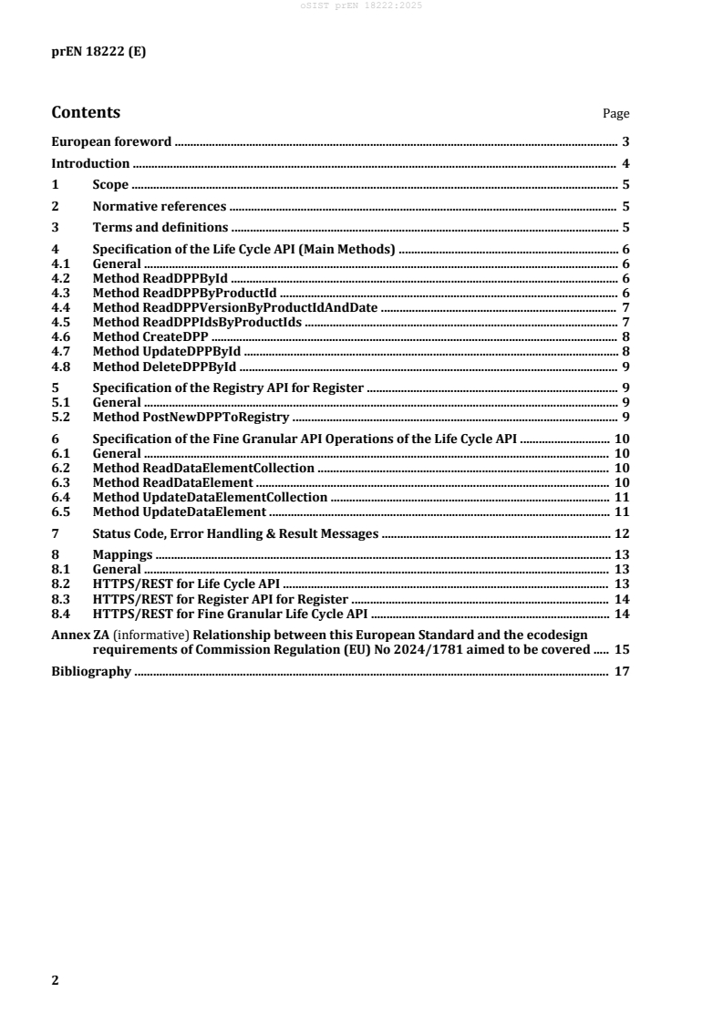 prEN 18222 prEN 18222:2025 - Page 4 preview