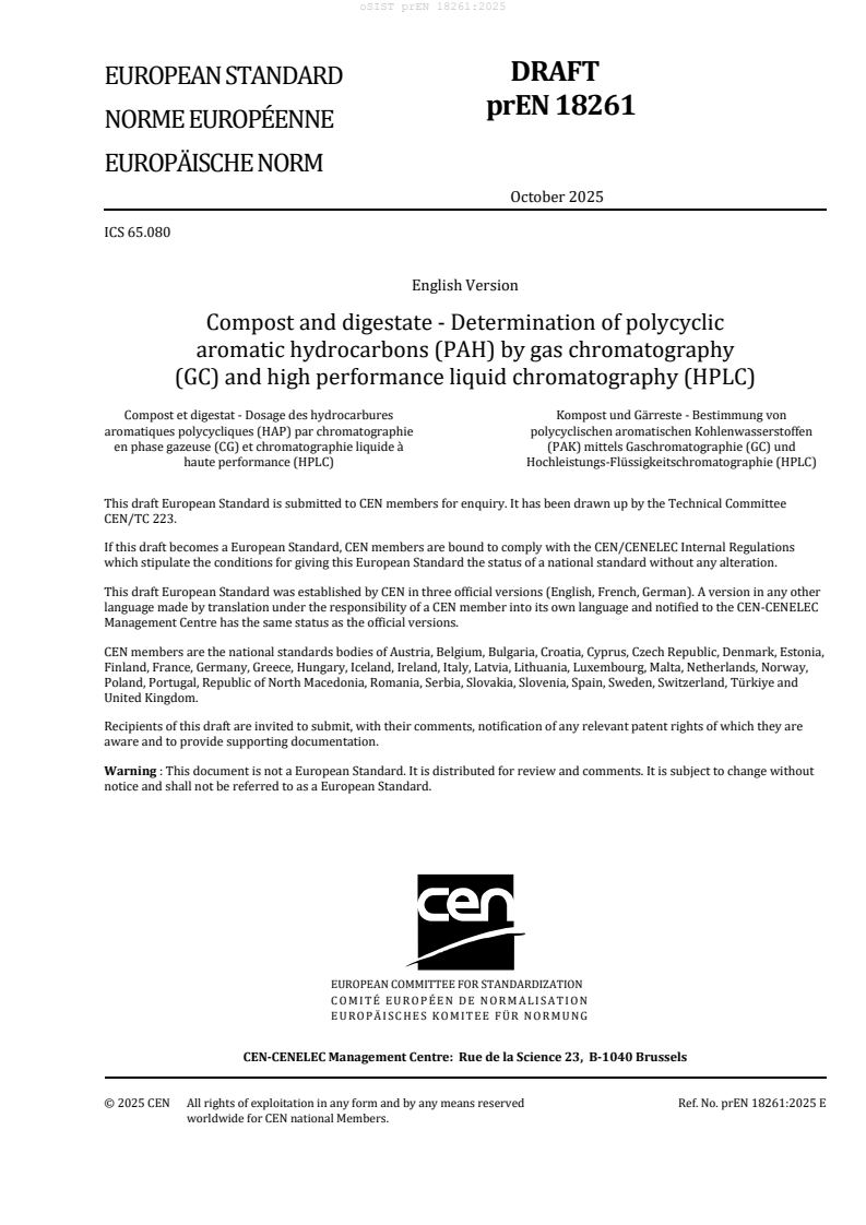 prEN 18261:2025
