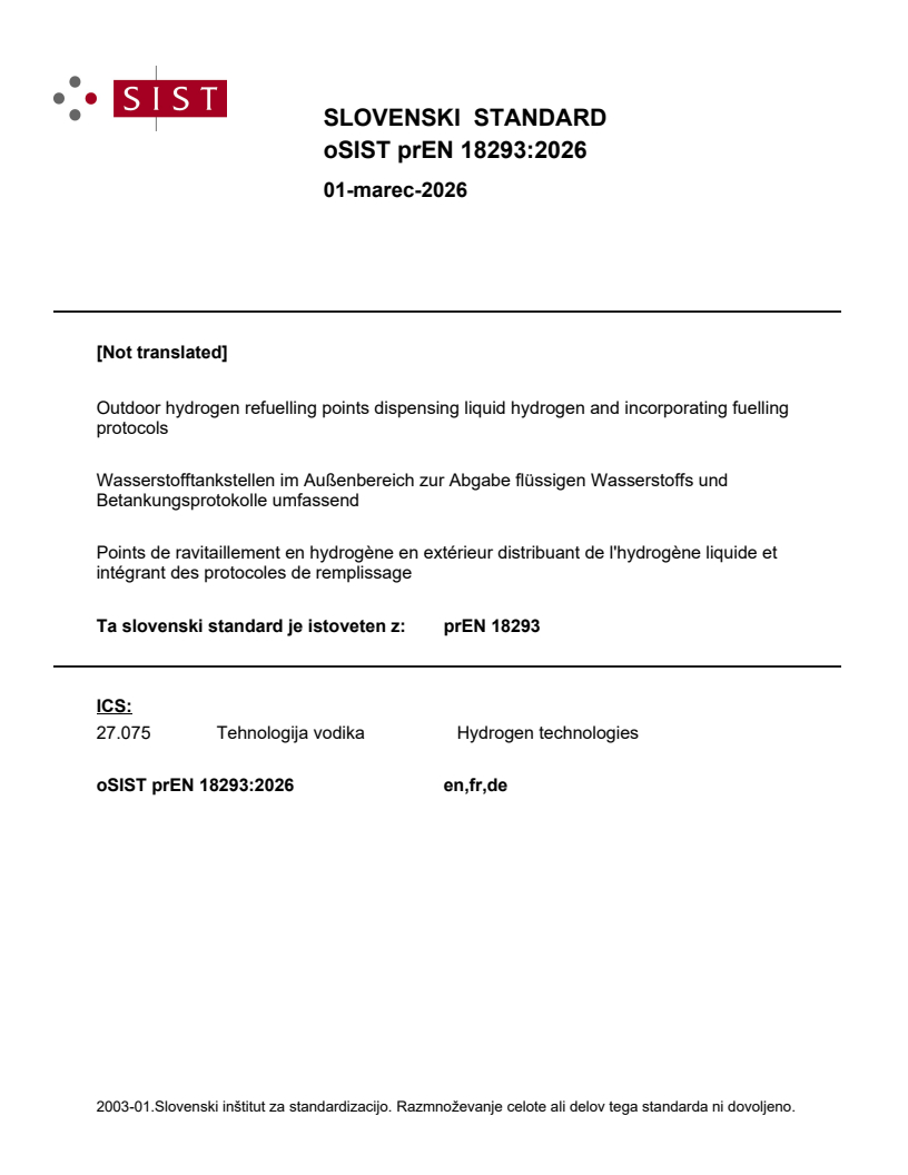 prEN 18293 prEN 18293:2026 - Page 1 preview