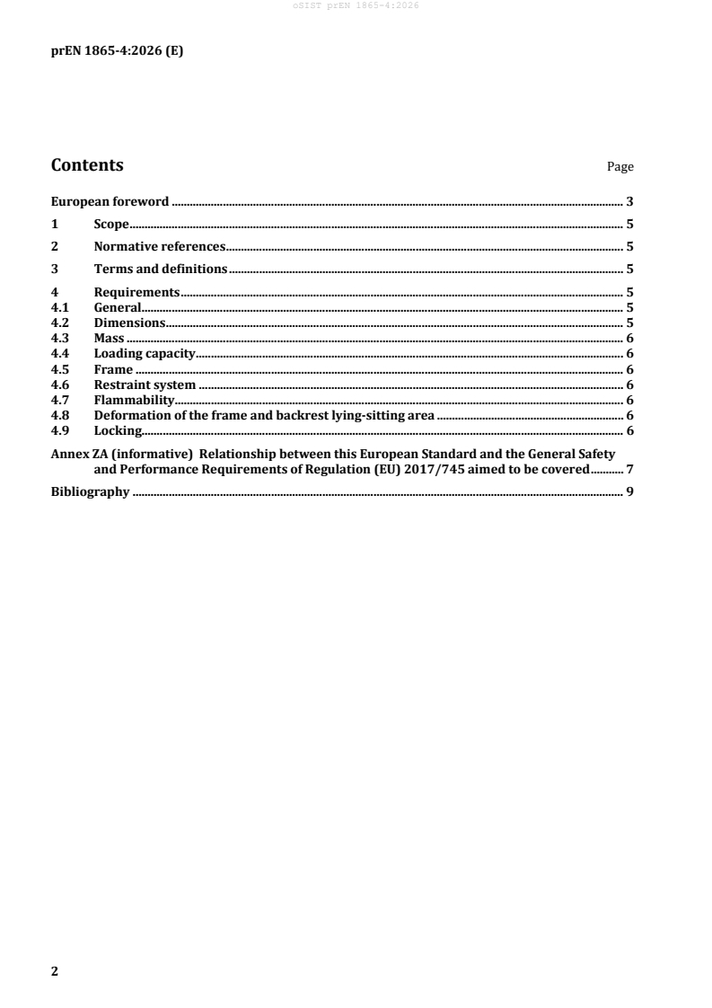 prEN 1865-4 prEN 1865-4:2026 - Page 4 preview