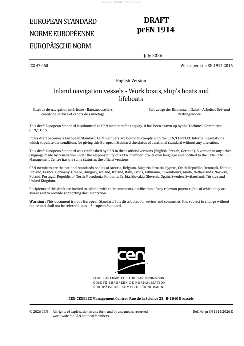 prEN 1914 prEN 1914:2026 - Page 3 preview