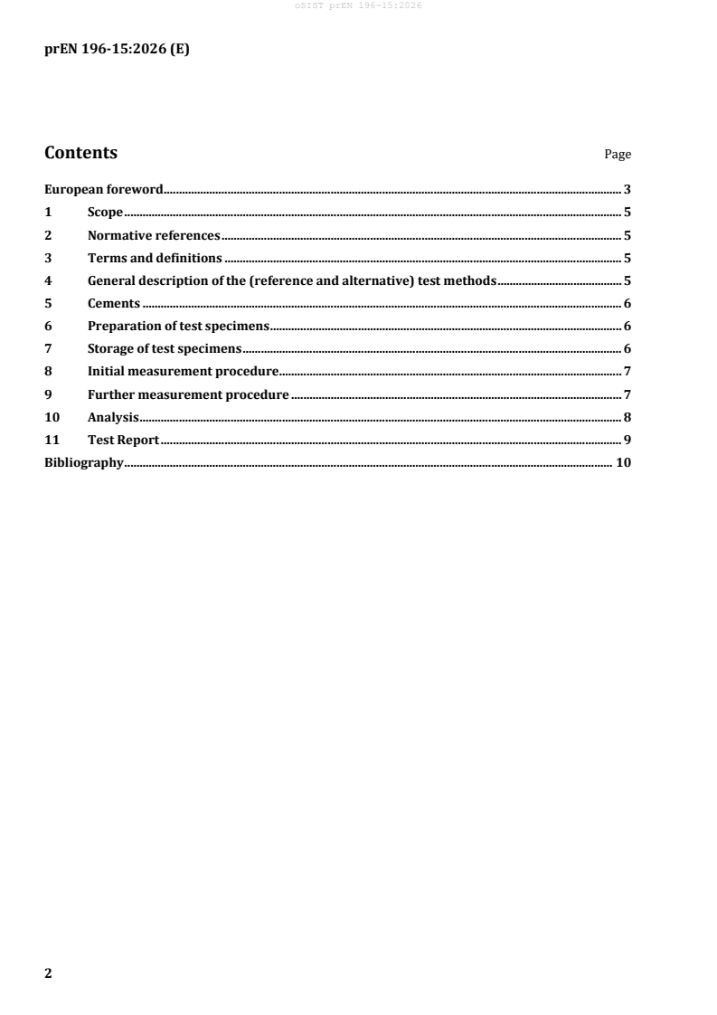 prEN 196-15 prEN 196-15:2026 - Page 4 preview