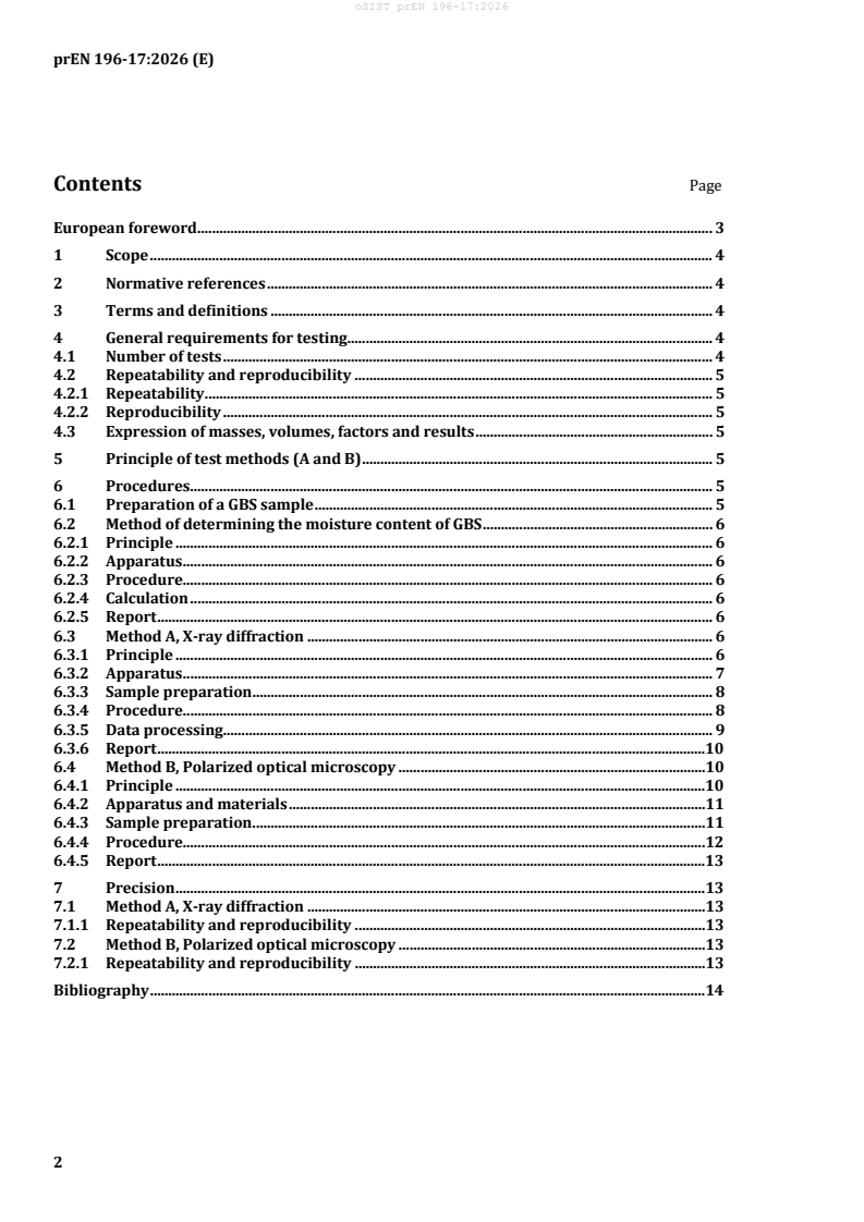 prEN 196-17 prEN 196-17:2026 - Page 4 preview