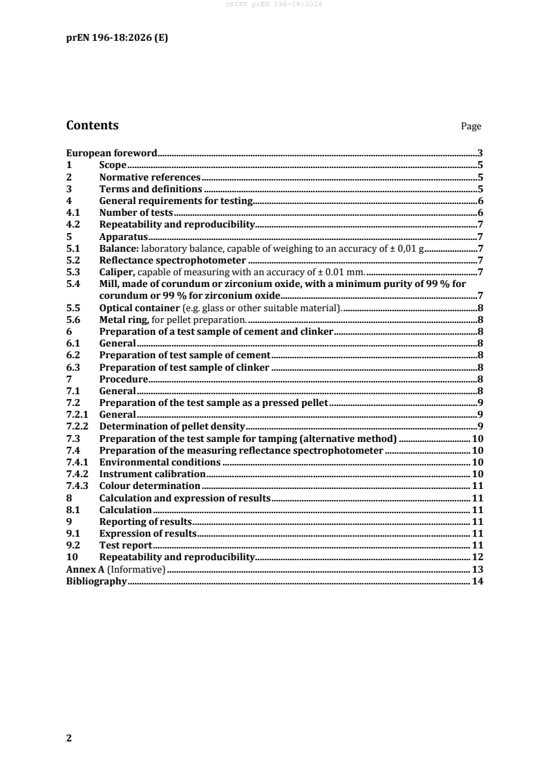 prEN 196-18 prEN 196-18:2026 - BARVE - Page 4 preview