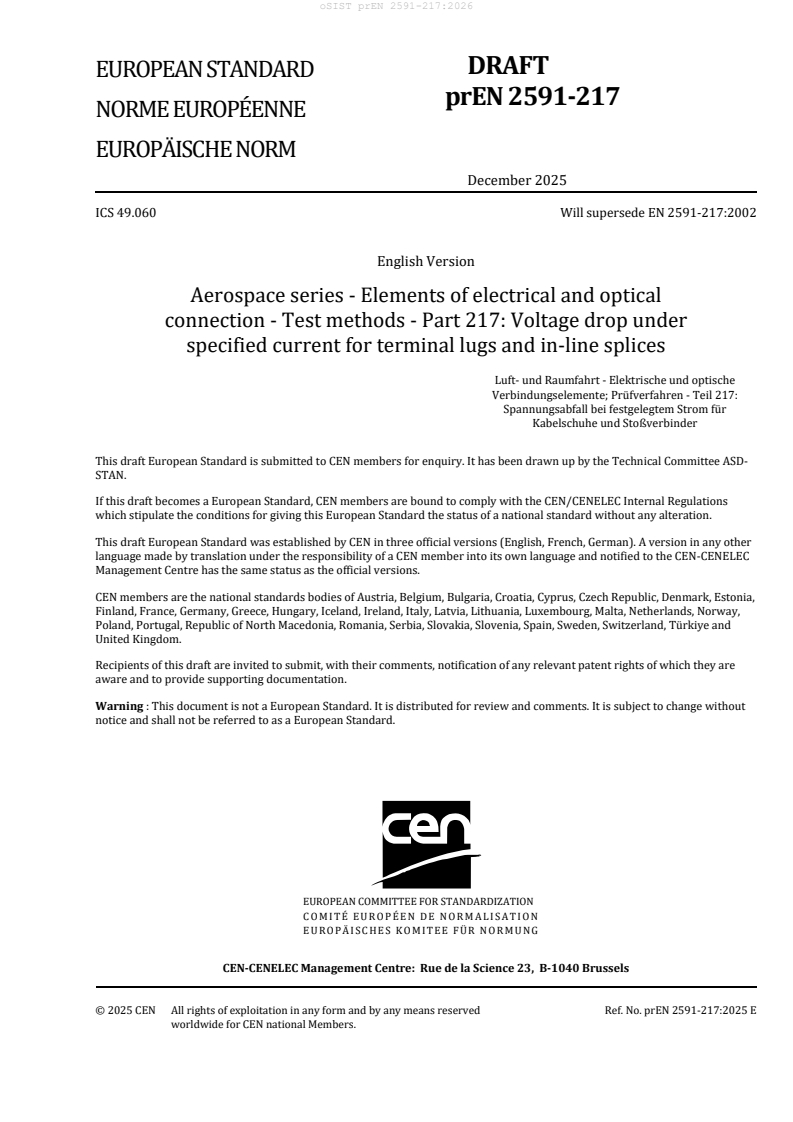 oSIST prEN 2591-217:2026 oSIST prEN 2591-217:2026 - Page 3 preview