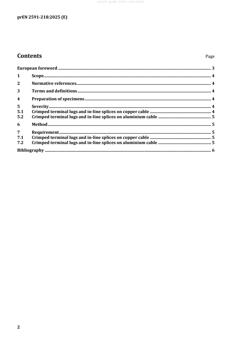 oSIST prEN 2591-218:2026 oSIST prEN 2591-218:2026 - Page 4 preview