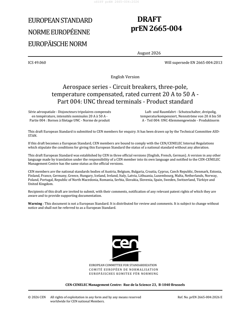 prEN 2665-004 prEN 2665-004:2026 - Page 3 preview