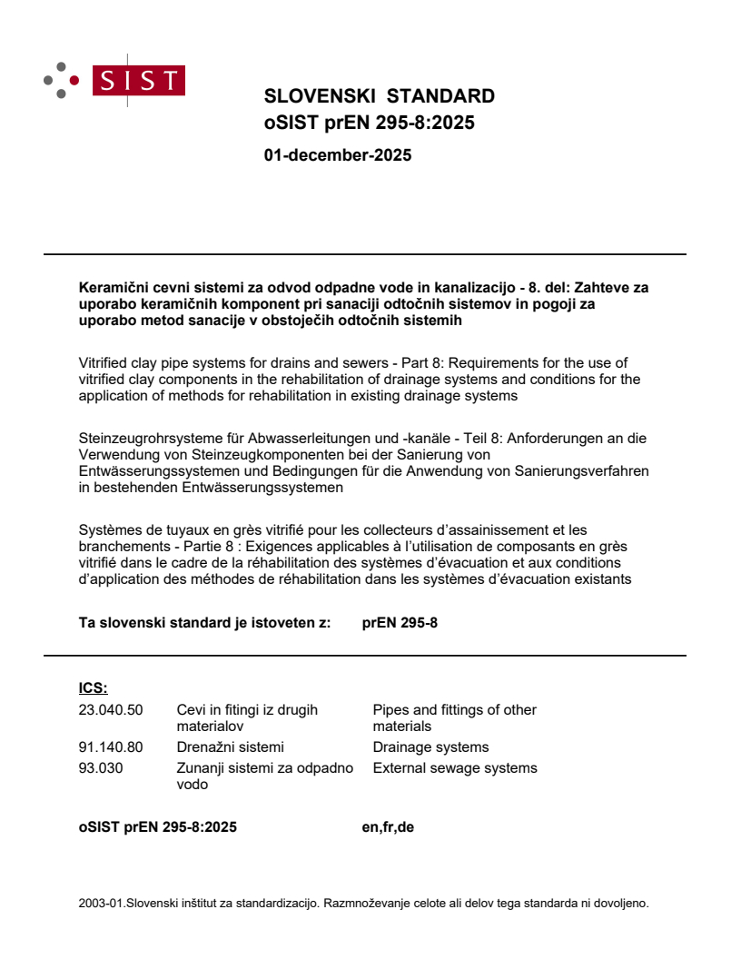 prEN 295-8:2025