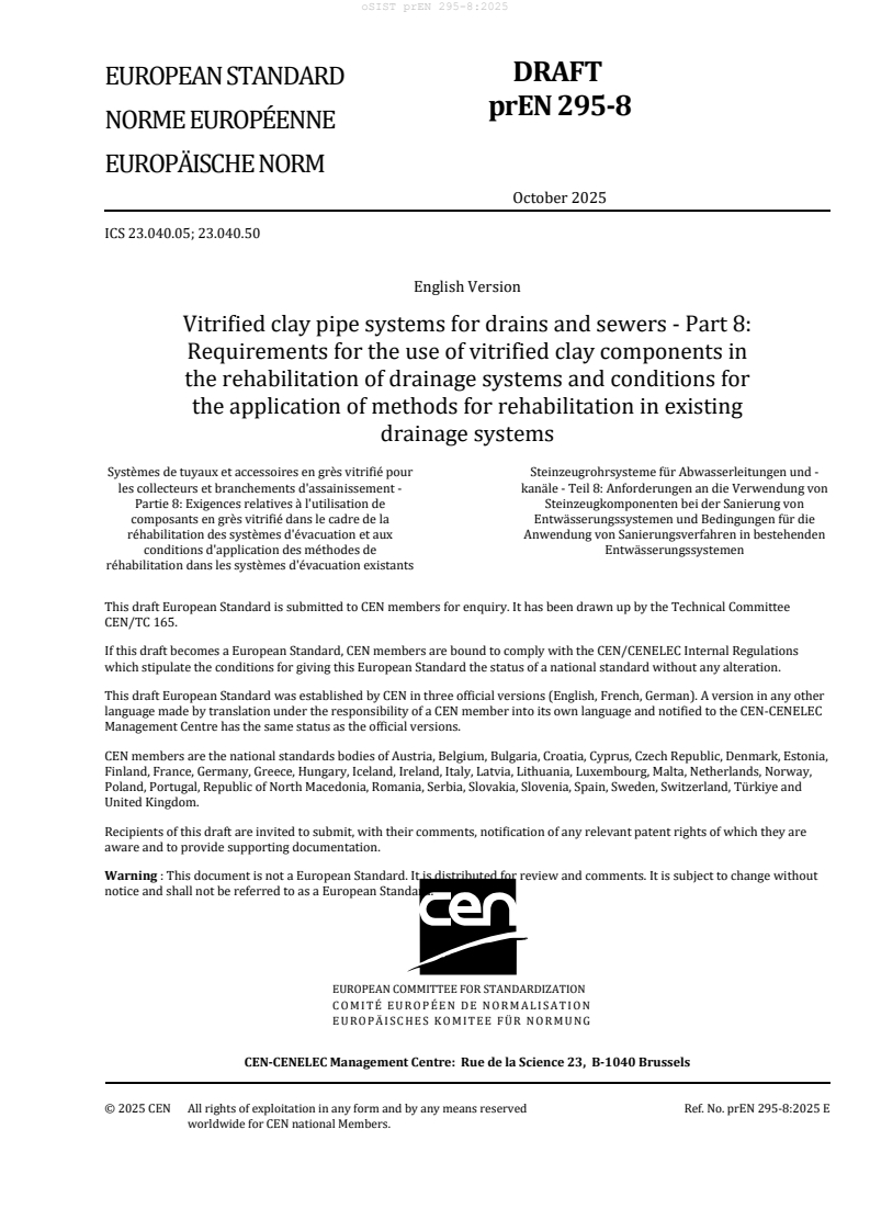 prEN 295-8:2025