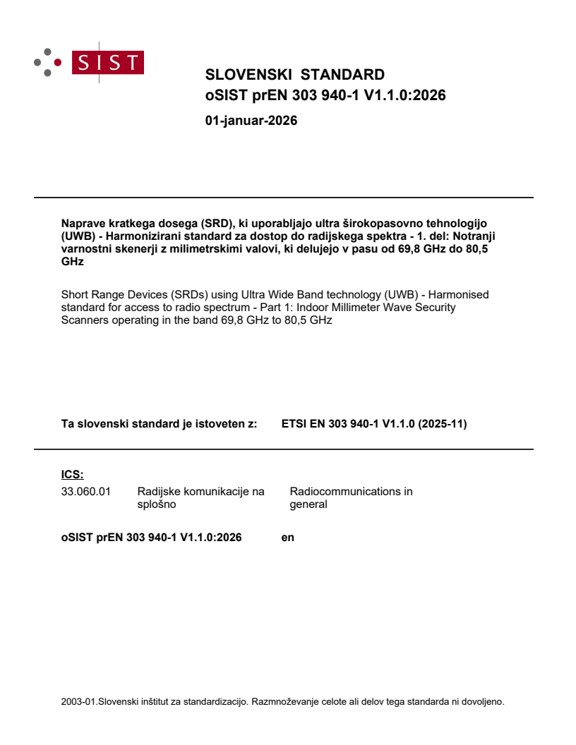 prEN 303 940-1 V1.1.0:2026 - BARVE