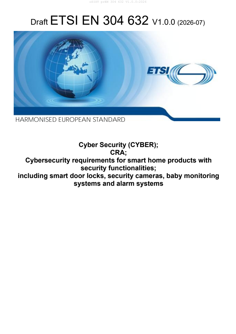 ETSI EN 304 632 V1.0.0 (2026-07) prEN 304 632 V1.0.0:2026 - BARVE - Page 3 preview