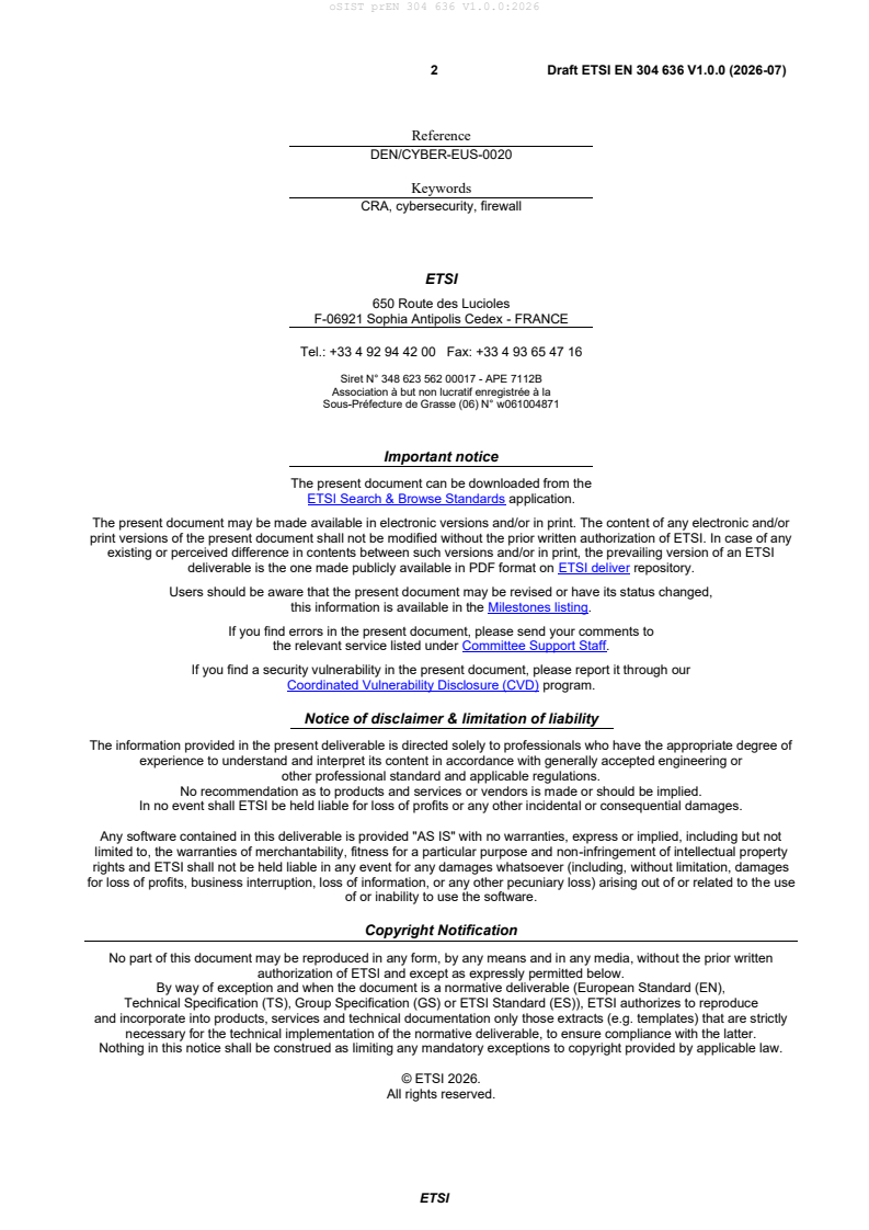 ETSI EN 304 636 V1.0.0 (2026-07) prEN 304 636 V1.0.0:2026 - Page 4 preview