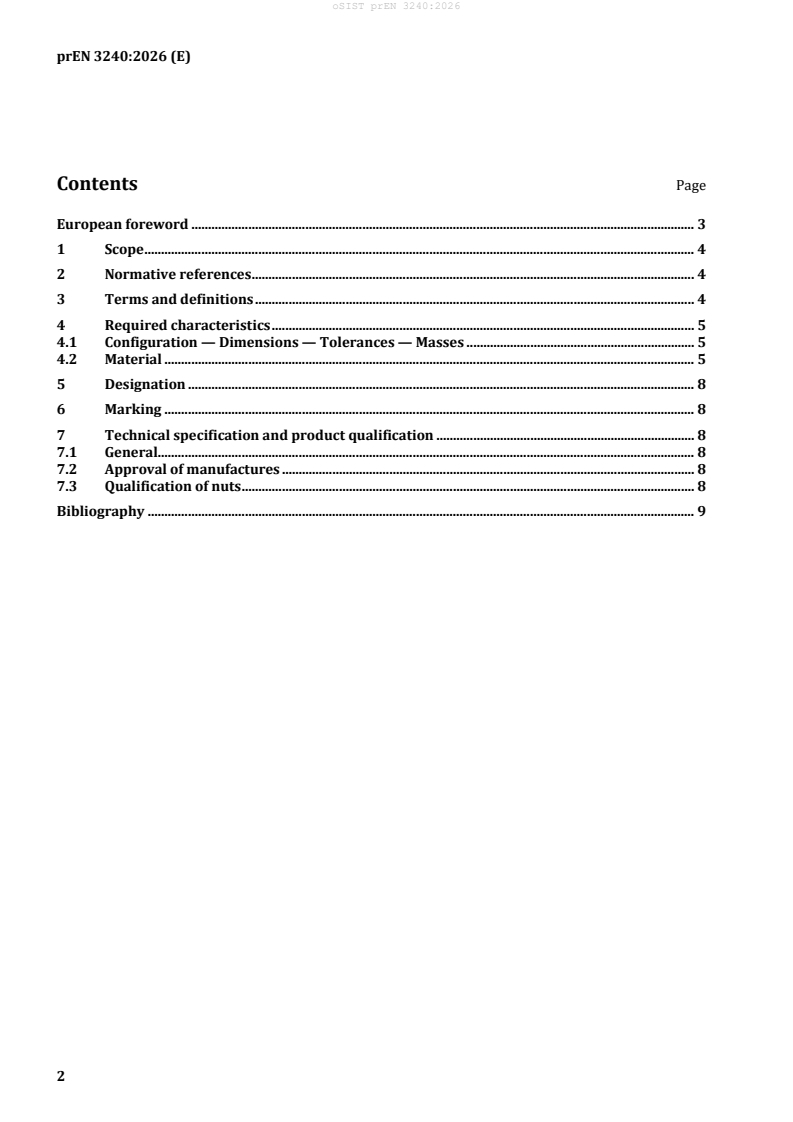 prEN 3240 prEN 3240:2026 - Page 4 preview
