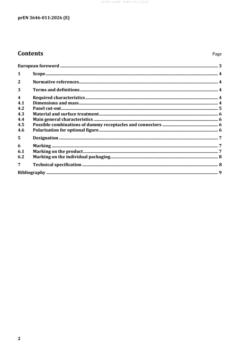 prEN 3646-011 prEN 3646-011:2026 - Page 4 preview