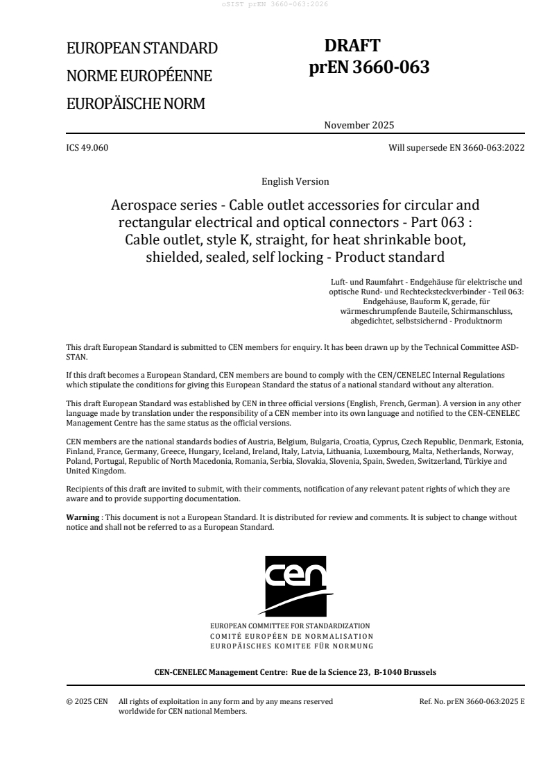 oSIST prEN 3660-063:2026 oSIST prEN 3660-063:2026
