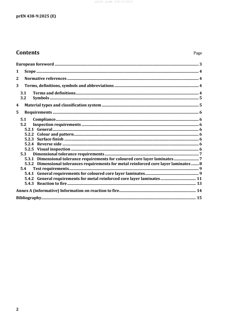 oSIST prEN 438-9:2025 oSIST prEN 438-9:2025 - Page 4 preview