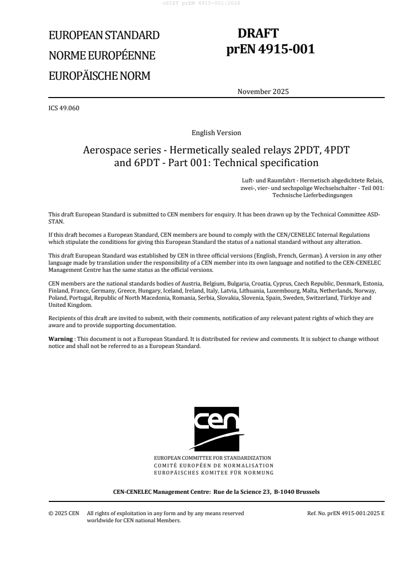 prEN 4915-001:2026