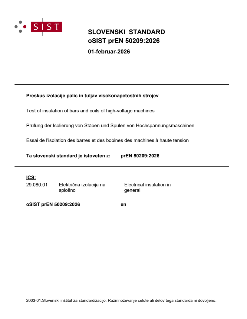 prEN 50209:2026 prEN 50209:2026 - Page 1 preview