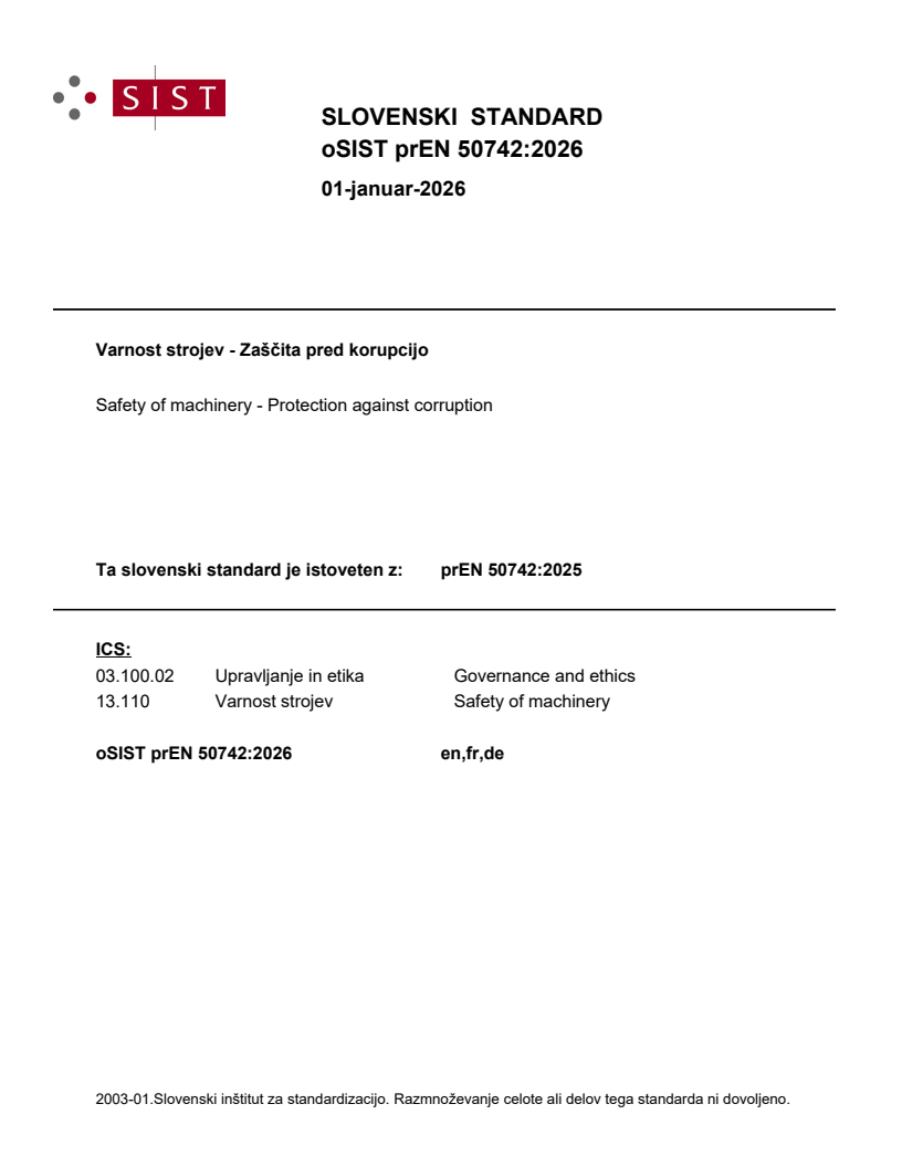 prEN 50742:2025 prEN 50742:2026 - BARVE