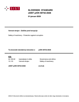 prEN 50742:2025 prEN 50742:2026 - BARVE - Page 1 preview