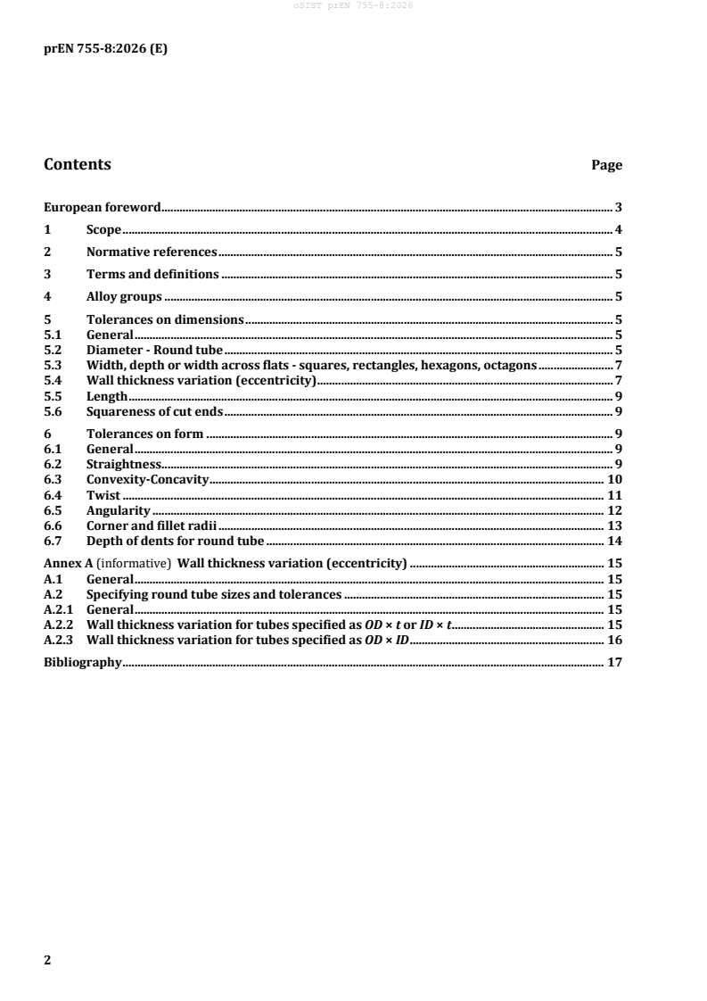 prEN 755-8 prEN 755-8:2026 - Page 4 preview