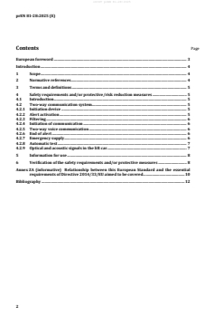 prEN 81-28:2025 - BARVE - Page 4 preview