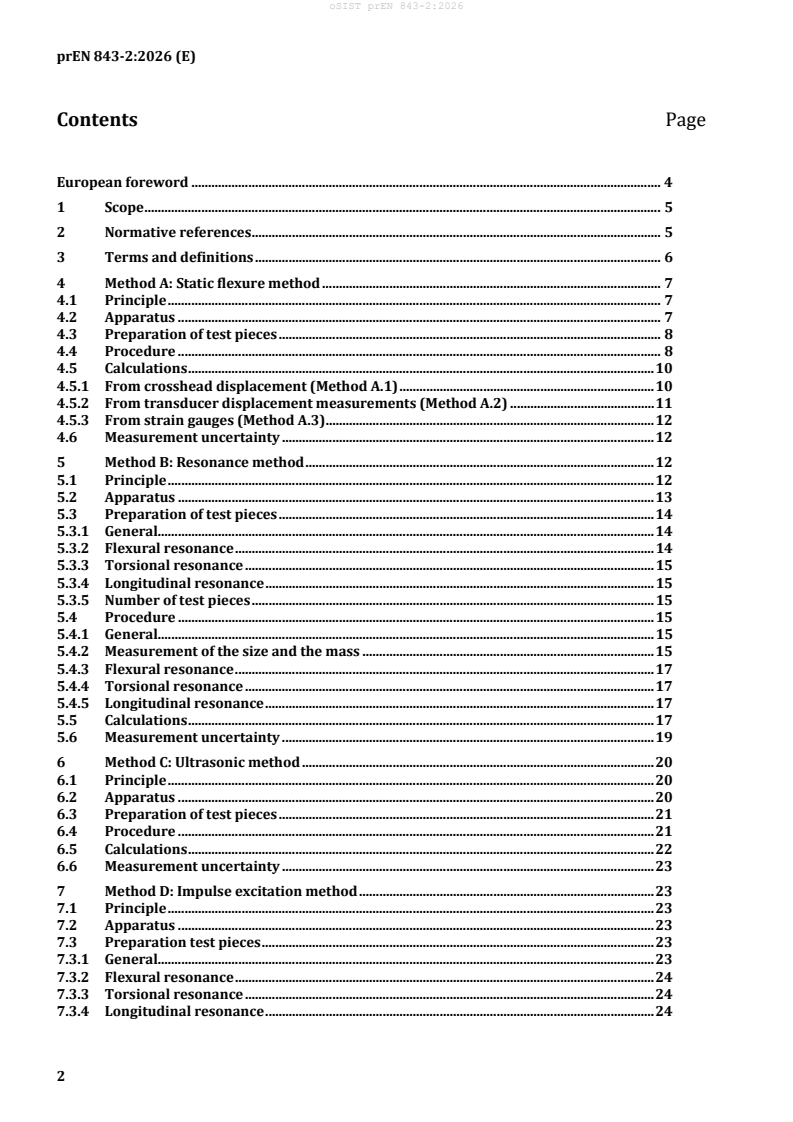 prEN 843-2 prEN 843-2:2026 - Page 4 preview