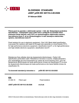 prEN IEC 60115-2-20:2026 - Page 1 preview