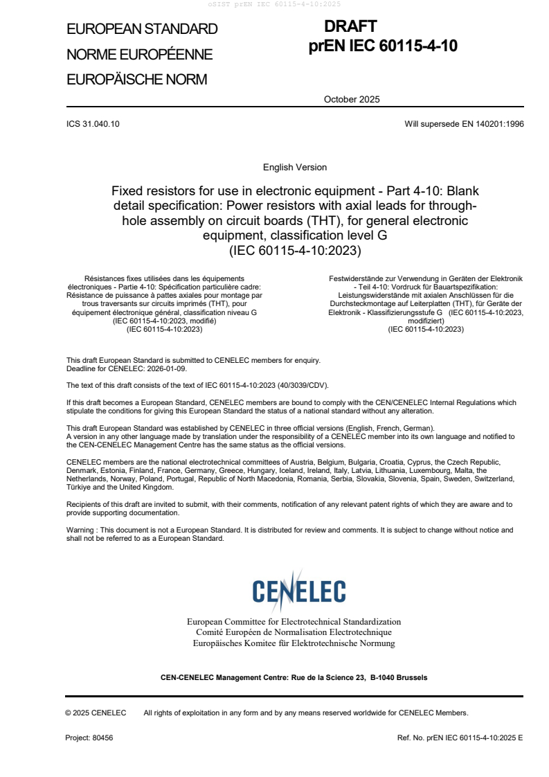 prEN IEC 60115-4-10:2025