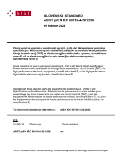 prEN IEC 60115-4-20:2026 - Page 1 preview
